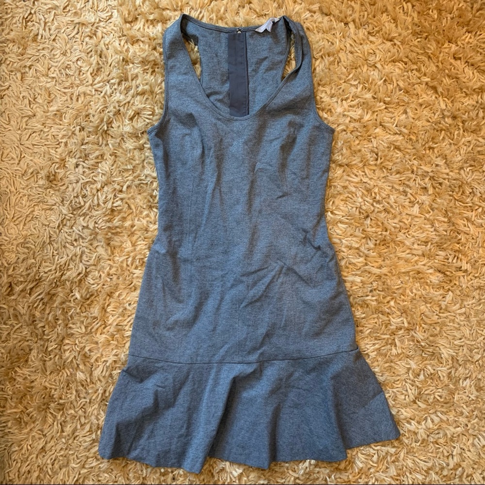 Banana Republic zip back midi dress